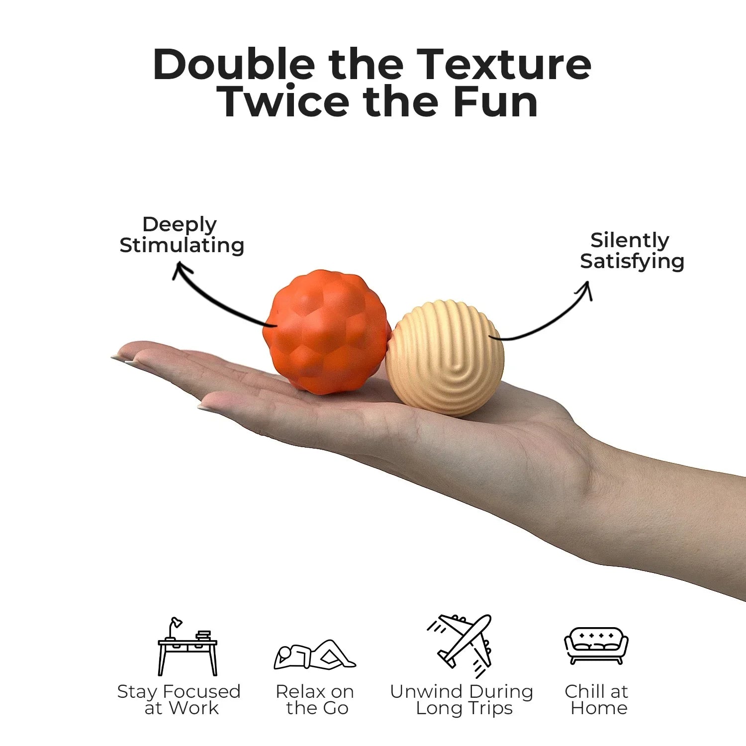 Silicone Magnetic Sensory Balls Fidget Toy Stress Relief - Tophatter Daily Deals