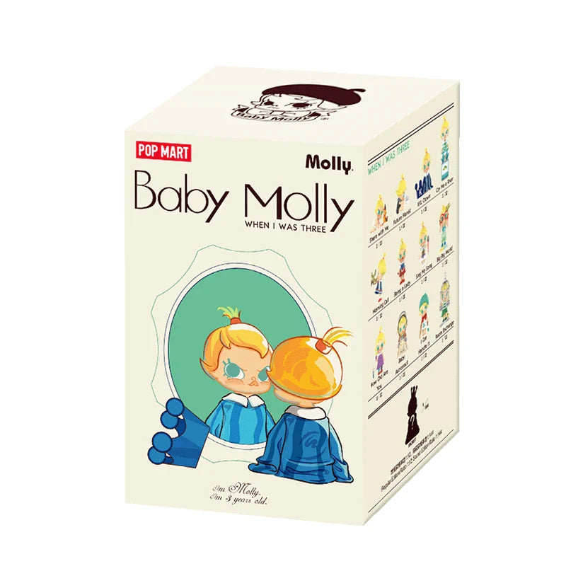 Genuine Pop Mart Baby Molly When I was Three! Series Blind Box Figures by Kenny Wong 1 Unopened Blind Box Anime - Tophatter Daily Deals