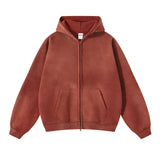 Warm Relaxed Men's Zip Up Hoodie - Oversize, Plush, Winter - Tophatter Daily Deals