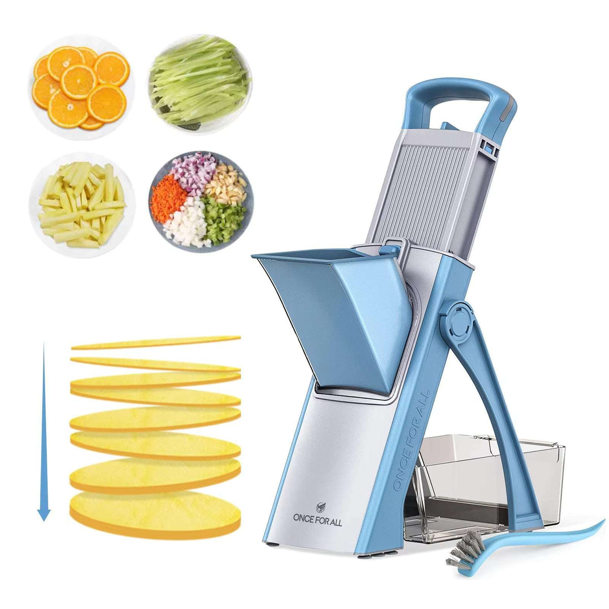 Multifunctional Safe Hand Mandoline Slicer Mandoline Slicers - Tophatter Daily Deals