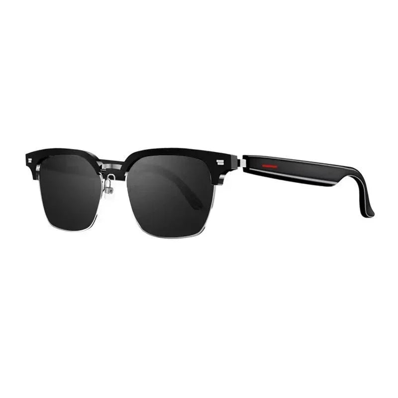 Smart Translation Glasses Bluetooth Call Voice Assistant A Style half-frame - Tophatter Daily Deals