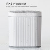 Automatic Sensor Trash Can Narrow Roman Stripe Bathroom Bin - Tophatter Daily Deals