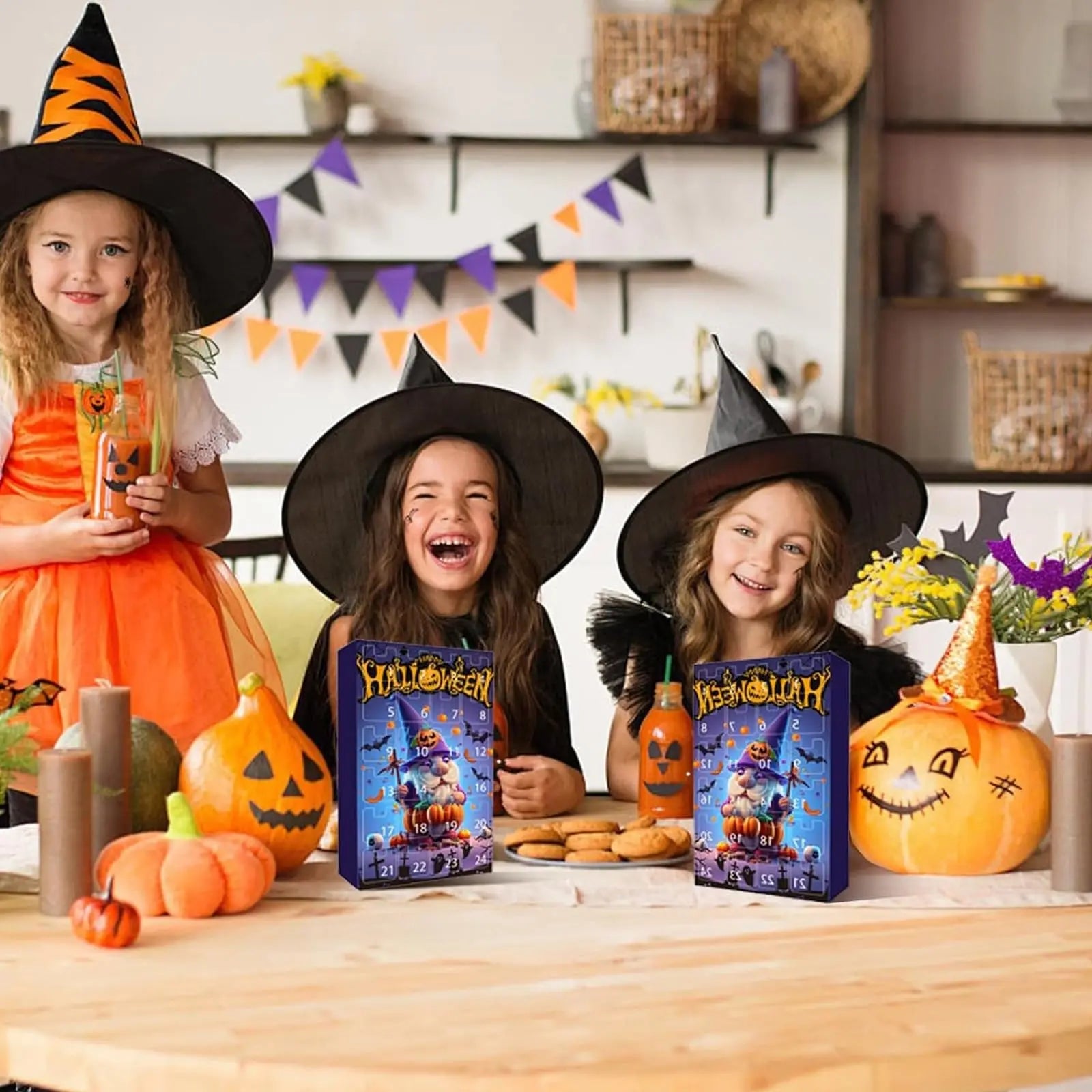 Halloween Gnome Countdown Calendar 24 Day Decor 2025 - Tophatter Daily Deals