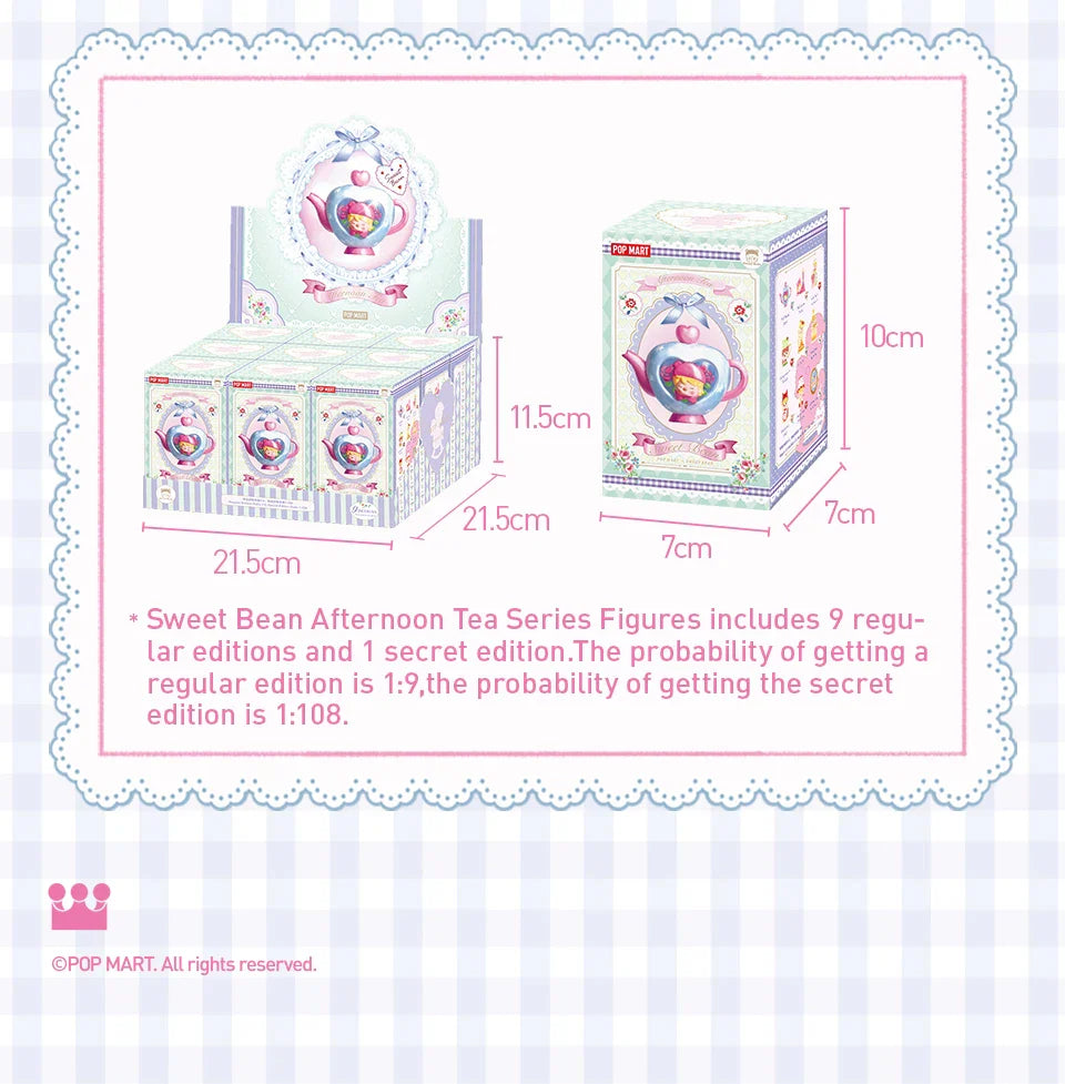 Genuine Pop Mart Sweet Bean Afternoon Tea Series Blind Box Figurine Food - Tophatter Daily Deals