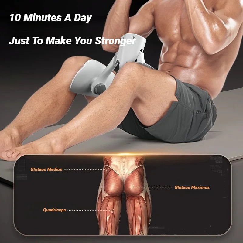 Adjustable Resistance Pelvic Floor Leg Trainer Grey Fitness - Tophatter Daily Deals