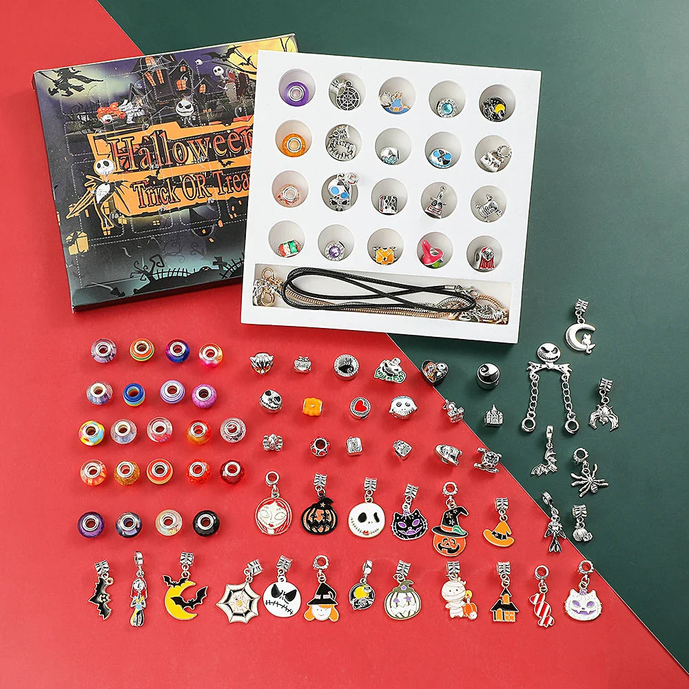 Halloween Blind Box Charm Bracelet Kit DIY Surprise - Tophatter Daily Deals