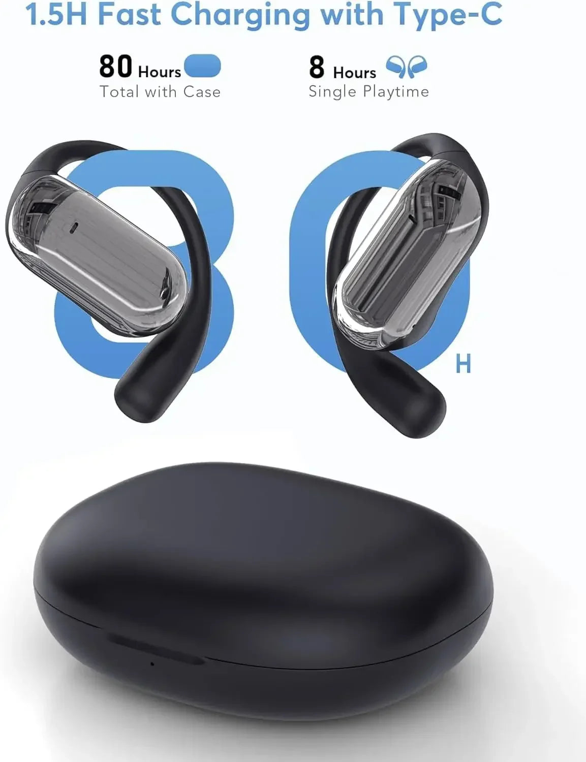 AI Real Time Translator Earbuds 144 Languages ANC Business - Tophatter Daily Deals