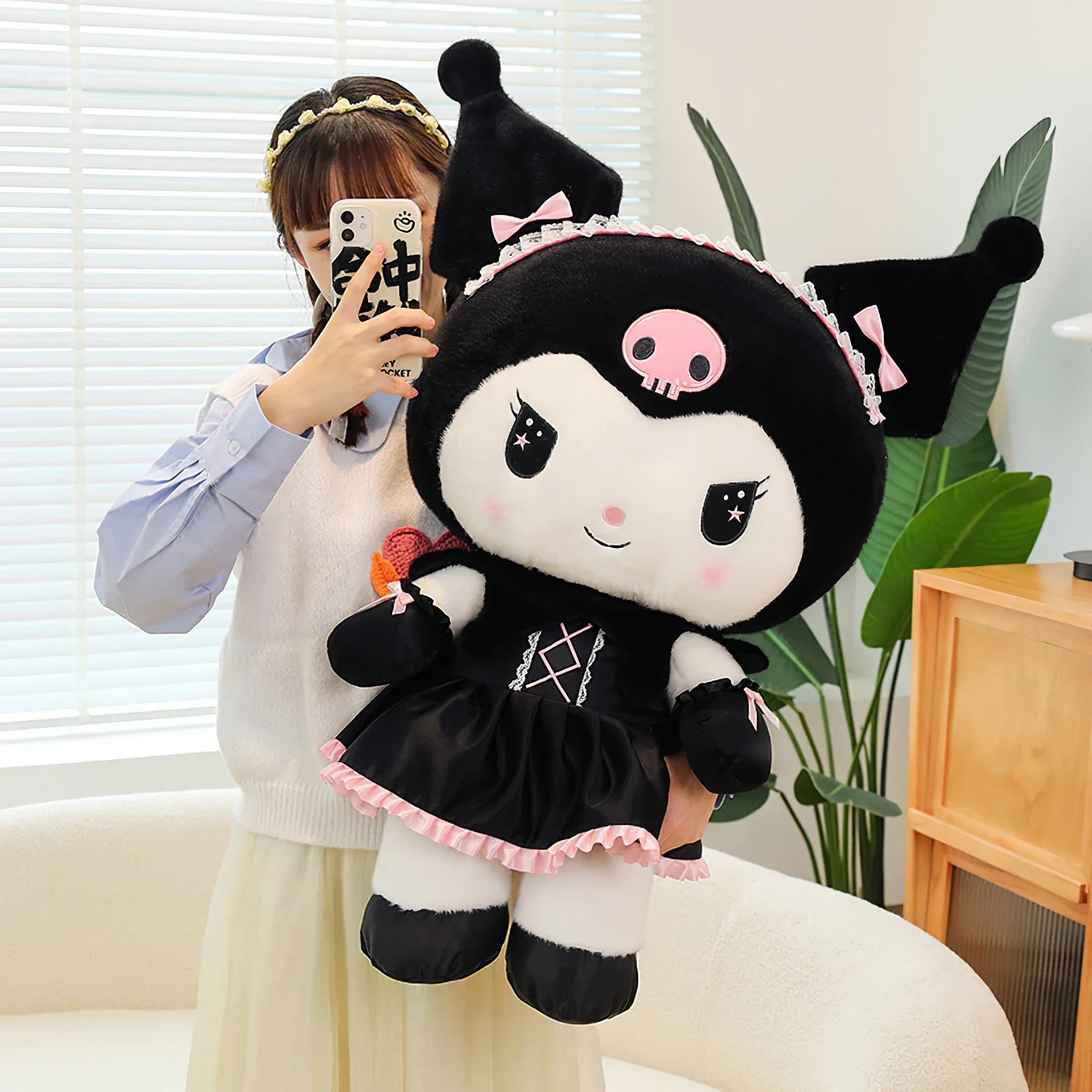 Sanrio Kuromi Plush Kawaii Cute Little Devil Plush Anime - Tophatter Daily Deals