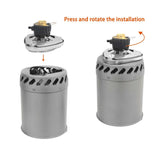 Outdoor Pot Burner Stove System Grey Camp Cooking - Tophatter Daily Deals