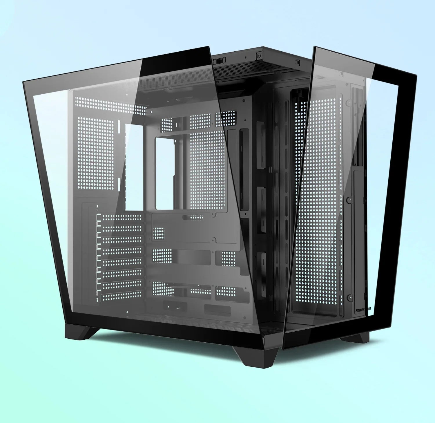 Gaming PC Case Dreamland Pro ATX Dual Glass 360mm Chassis - Tophatter Daily Deals