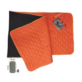 USB Heated Sleeping Mat Camping Mattress Orange Camping & Hiking - Tophatter Daily Deals