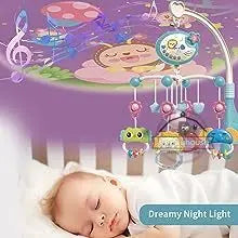 Musical Baby Mobile Projection Remote Newborn Sensory Toys - Tophatter Daily Deals