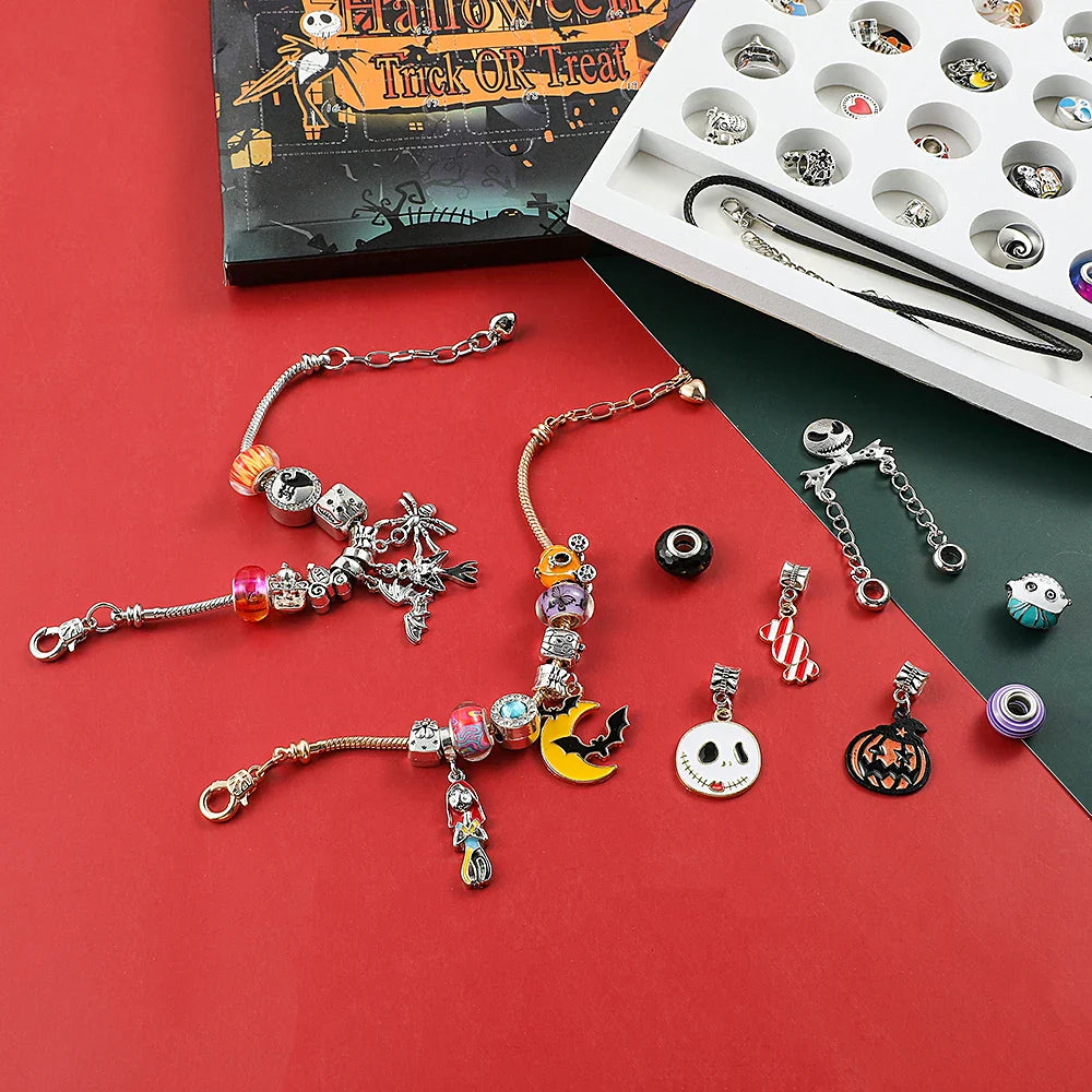 Halloween Blind Box Charm Bracelet Kit DIY Surprise - Tophatter Daily Deals