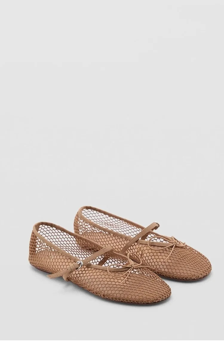 Breathable Women’s Ballet Flats - Mary Jane, Mesh, Summer - Tophatter Daily Deals