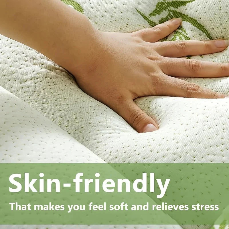 Aloe Vera Mattress Protector – Soft, Hypoallergenic Breathable Cover Bedding - Tophatter Daily Deals