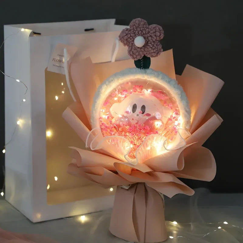Pink Star Kirby Plush Bouquet Round Kirby Anime - Tophatter Daily Deals
