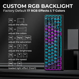 Mechanical Keyboard M67 67 Key Gasket Hot Swappable RGB - Tophatter Daily Deals