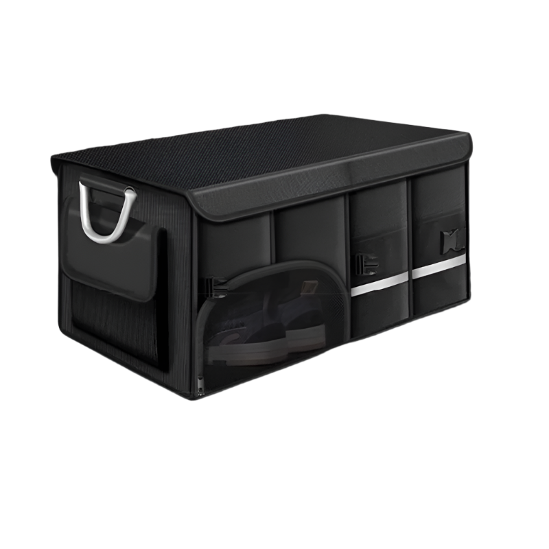 72L Foldable Waterproof Storage Box Black Camp Furniture - Tophatter Daily Deals