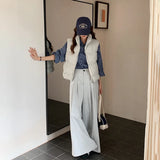 Lightweight Women's Down Vest - Cropped Boxy, Duck Fill White - Tophatter Daily Deals