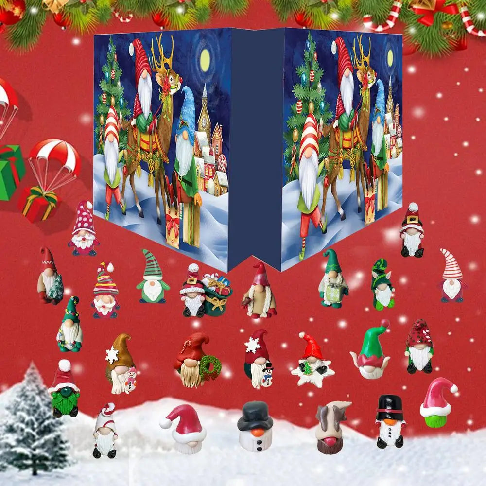 Gnome Advent Calendar 24 Day Christmas Countdown Set 2025 - Tophatter Daily Deals
