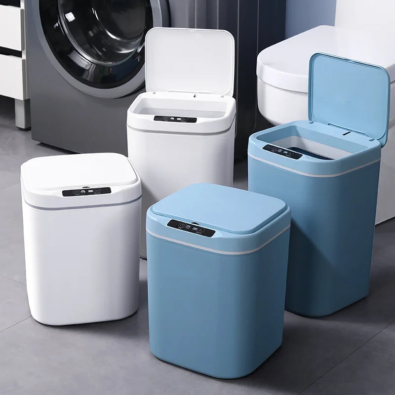 Sensor Trash Can Automatic Waste Bin Home 2025 Hands Free - Tophatter Daily Deals