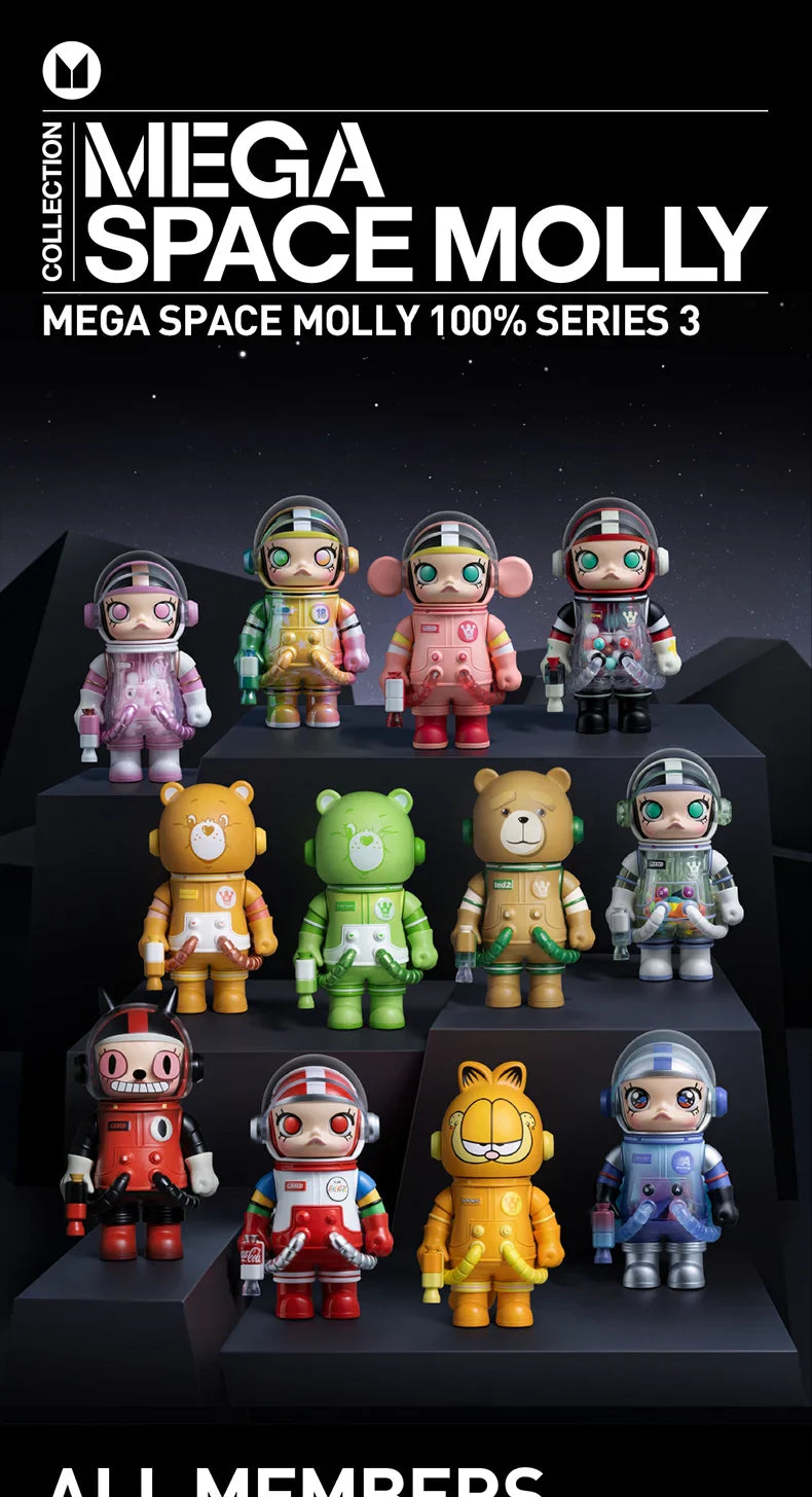 Genuine Pop Mart Mega Space Molly 100% Series 3 Blind Box Figures Outer Space - Tophatter Daily Deals