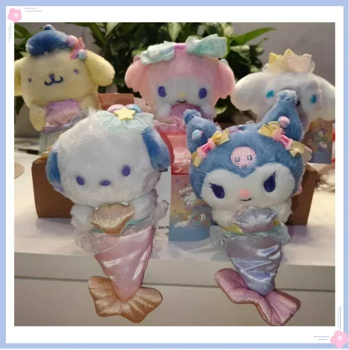 Sanrio Mermaid Cute Kuromi Hello Kitty Pochacco Plush Keyring Anime - Tophatter Daily Deals