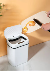 Smart Sensor Trash Can Rectangular Kitchen Bathroom - Tophatter Daily Deals