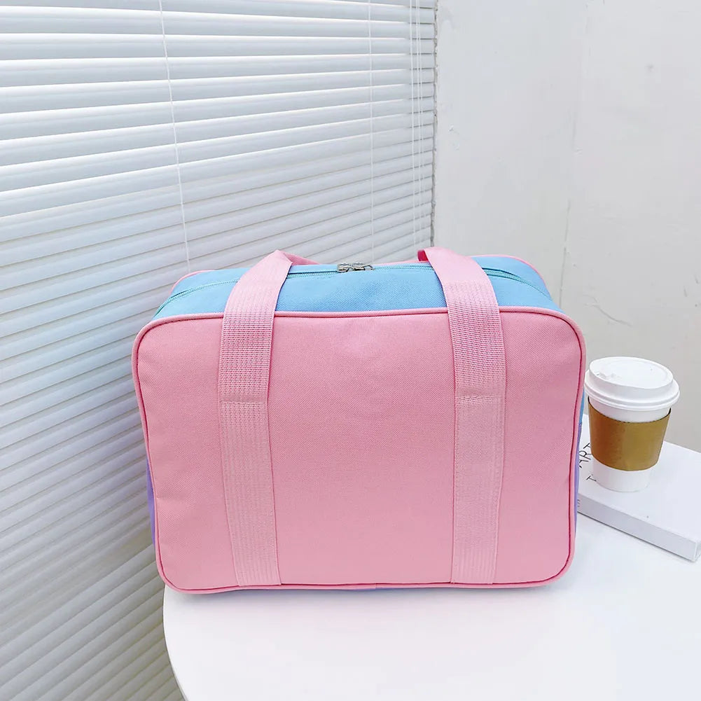 Heart PU Leather Laptop Bag Pastel Handbag Top Handle Japanese Style School Bag - Tophatter Daily Deals