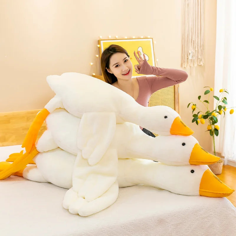 Huge Big Bird Plush Pillow Goose Plush Animals - Tophatter Daily Deals