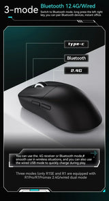 Gaming Mouse Wireless Lightweight Ambidextrous 26000 DPI - Tophatter Daily Deals