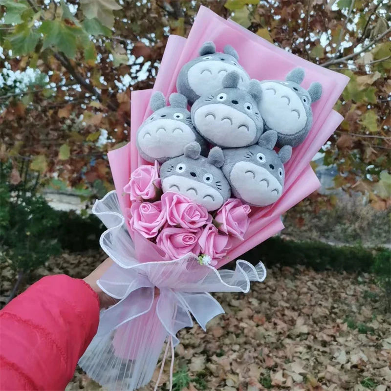 My Neighbour Totoro Plush Bouquet Flowers Anime - Tophatter Daily Deals