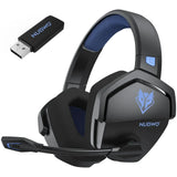 Wireless Gaming Headset With Mic Active Noise Cancellation Blue - Tophatter Daily Deals