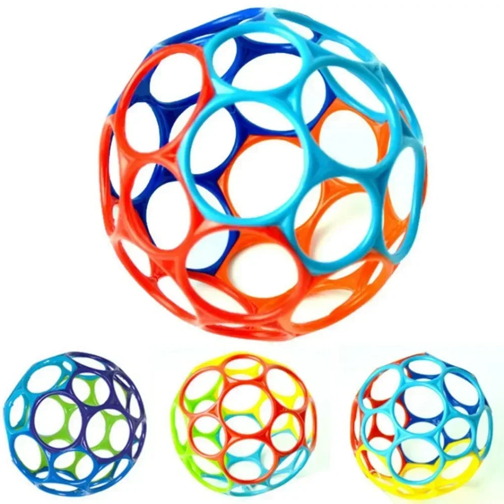 Baby Rattle Teether Ball Newborn Sensory Toys Soft Safe - Tophatter Daily Deals