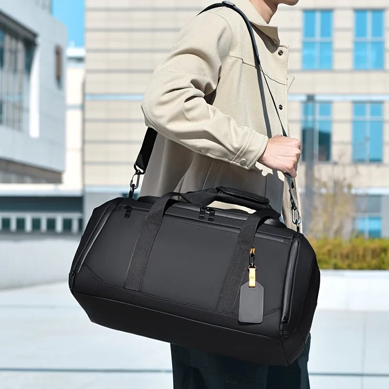 Capacity Travel Duffel Bag with Compartments Luggage & Bags > Duffel Bags > Gym Duffel Bags - Tophatter Daily Deals