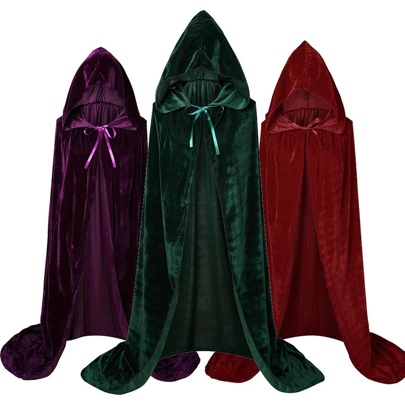 Hocus Pocus Cloak Hooded Cosplay Cape Halloween 2025 - Tophatter Daily Deals