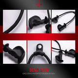 Rope Pulldown Attachment Cable Handle Black Fitness - Tophatter Daily Deals