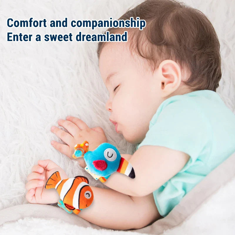Baby Wrist Rattle Set Newborn Sensory Toys Soothing Gift - Tophatter Daily Deals