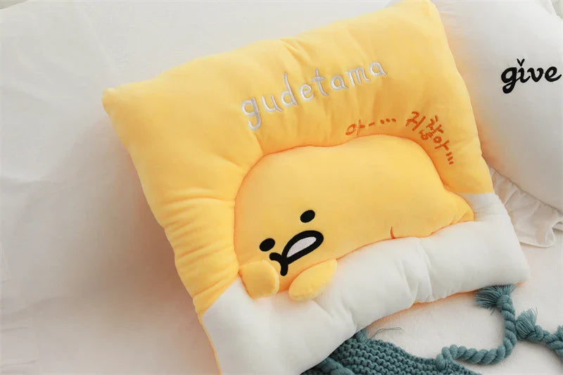 Sanrio Lazy Egg Gudetama Plush Pillow Cushion Chair Cover Food - Tophatter Daily Deals