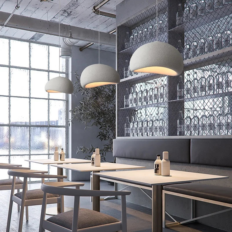 Japandi Pendant Ceiling Lamps Nordic Wabi Sabi LED Dining Room - Tophatter Daily Deals