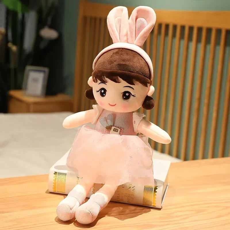Kawaii Plush Girl Dolls with Rabbit Ears Mythical - Tophatter Daily Deals