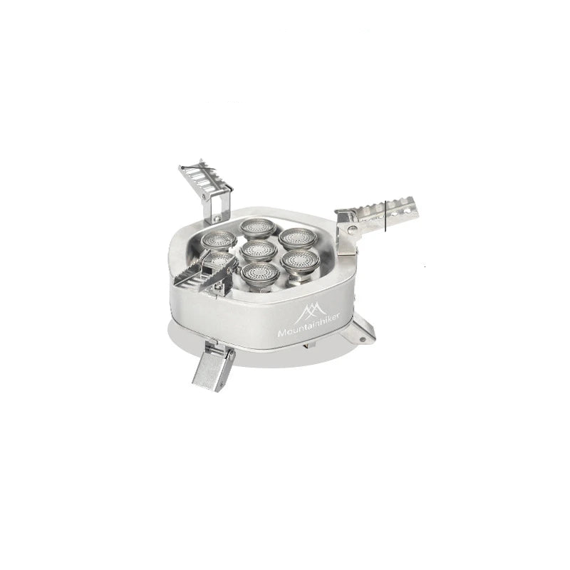 Seven Star 18000W Portable Gas Stove Silver Camp Cooking - Tophatter Daily Deals