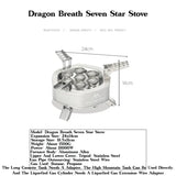 Seven Star 18000W Portable Gas Stove Silver Camp Cooking - Tophatter Daily Deals