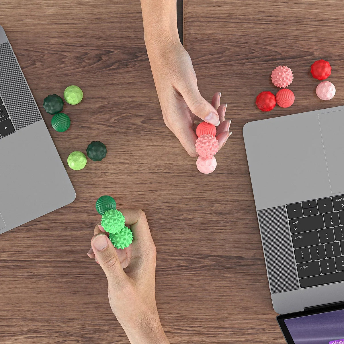 Magnetic Ball Fidget Toy Silicone Sensory Stress Relief - Tophatter Daily Deals