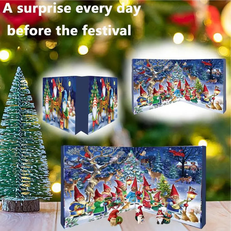 Gnome Advent Calendar 24 Day Christmas Countdown Set 2025 - Tophatter Daily Deals