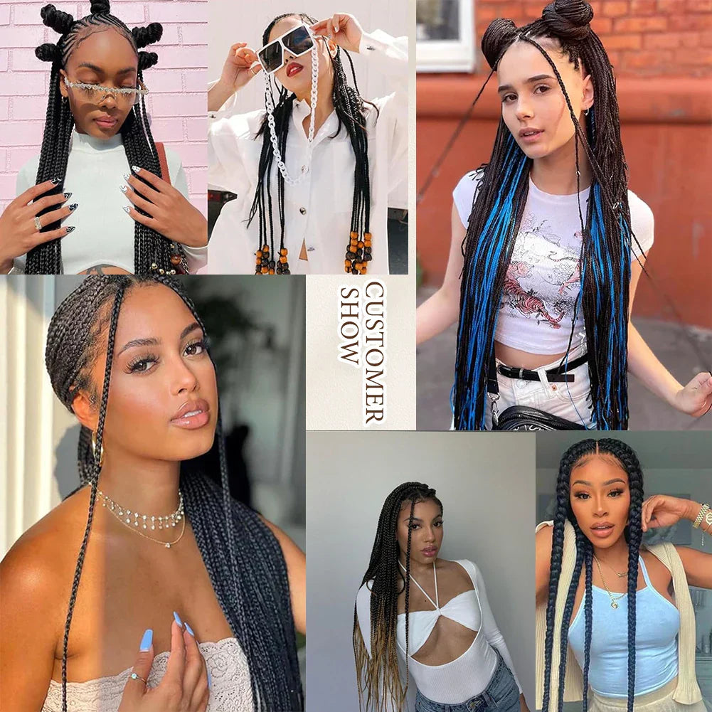 Pre-Stretched Braids Synthetic Ombre Yaki Texture Extensions - Tophatter Daily Deals