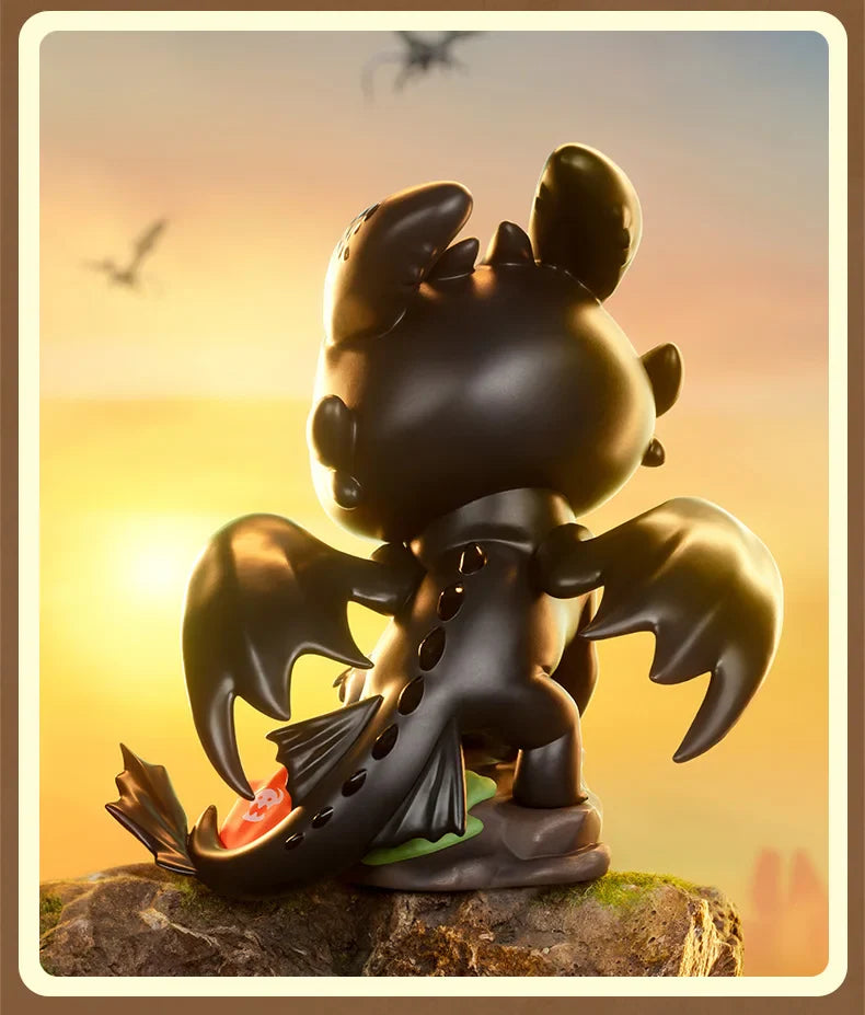 Genuine Pop Mart The Monsters Labubu - How to Train Your Dragon 200% Figurine Toothless Light Fury Mythical - Tophatter Daily Deals