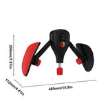 Pelvic Muscle Trainer Up to 35kg Resistance Black Fitness - Tophatter Daily Deals