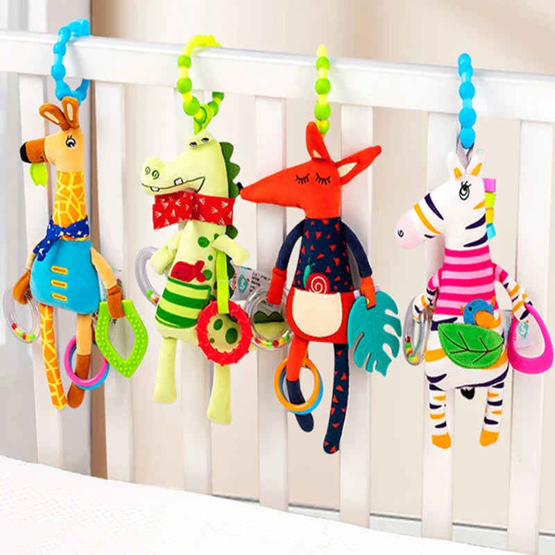 Giraffe Spiral Crib Toy Newborn Sensory Toys Rattle - Tophatter Daily Deals
