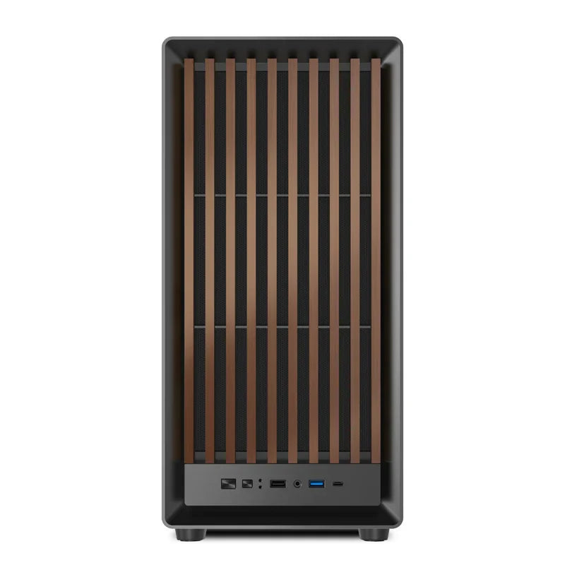 MATX PC Case Wooden Panel Tempered Glass Type C Port - Tophatter Daily Deals